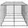 vidaXL Outdoor-Hundezwinger Stahl mit Überdachung 9,68 m2