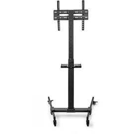 Nedis TV Bodenständer 32-55" 73 x 172,5 x 71,5 cm Schwarz Metall/Stahl