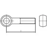 TOOLCRAFT TO-9974601 Augenschrauben M24 140mm DIN 444 Stahl 10St.