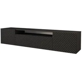 altdecor Zeno Lowboard 200 cm Schwarz Holz