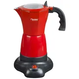 Bestron Espressokocher 180 ml 6 Tassen Rot