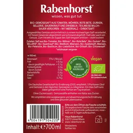 Rabenhorst Traditionelles Gemüse 6er Pack (6 x 700 ml)