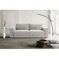 werk2 Schlafsofa WERK2 "Lima, inkl. Bettkasten, bequem, Mega Sofa: Breite 245 cm", hellgrau, B:245cm H:74cm T:102cm, 100% Polyester, Sofas, Schlafsofa, Big Sofa mit Bettfunktion und Stauraum für Krims & Krams