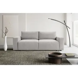 werk2 Schlafsofa WERK2 "Lima, inkl. Bettkasten, bequem, Mega Sofa: Breite 245 cm", hellgrau, B:245cm H:74cm T:102cm, 100% Polyester, Sofas, Schlafsofa, Big Sofa mit Bettfunktion und Stauraum für Krims & Krams