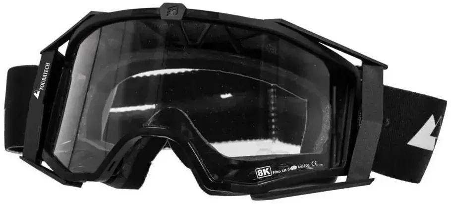 Touratech Aventuro 8k Offroad-brille - Black - CAT0/Clear