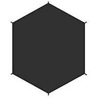 Fjällräven Unisex – Erwachsene Dome 3 Footprint Zeltunterlage, Black, One Size