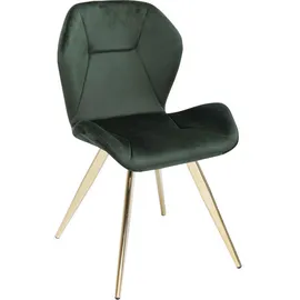 Kare 2er Set KARE DESIGN Stuhl Viva Stoff Grün