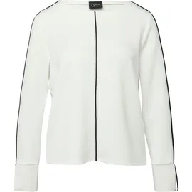 s.Oliver Sweatshirt Kontrastnähte Weiss 34