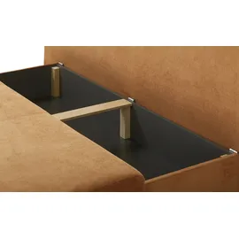Nils Olsen Schlafcouch Mikrofaser 2-Sitzer Braun