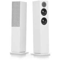 Audio Pro A48 Wireless Multiroom-Standlautsprecher Paar Home Speaker weiß