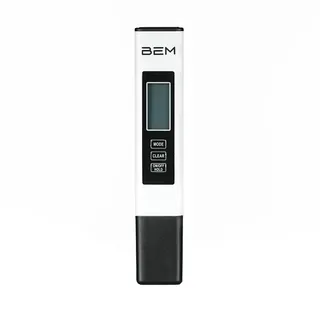 BEM Digitaler Wassertester TDS und EC mit Signaleffekt für Trinkwasserqualität-Kontrolle