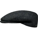 WEROR Herren Schiebermütze Flatcap Schirmmütze Cap Mütze Fischgrät WEROR-393.1 (62, Grau) - 62