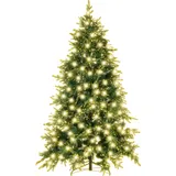 Infactory Weihnachtsbaum mit 3000 LEDs, 8 Leuchtmodi, 210 cm