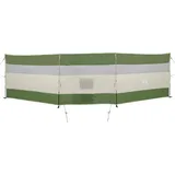 vidaXL Camping-Windschutz Grün 508x130 cm Wasserdicht