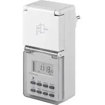 goobay Zeitschaltuhr digital, 230V/16A IP44 weiß