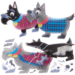 Schottischer Terrierhund-Nähkissen-Bausätze (pro Set 2) Bastelsets