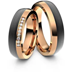 ASF Trauringe Partnerringe S002 Carbon - 1170