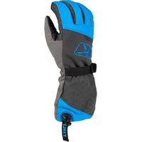 Klim PowerXross Gauntlet Snowmobil Handschuhe, grau-blau, Größe L