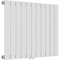 neu.haus Designheizkörper Nore 600 x 800 mm 616 W weiß Mittelventil