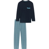 SCHIESSER Herren Schlafanzug lang-Nightwear Set Pyjamaset, Admiral_180262, 50