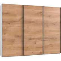 WIMEX Schwebetürenschrank Level 300 x 236 x 65 cm Weiß/Eichefarben