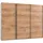WIMEX Schwebetürenschrank Level 300 x 236 x 65 cm Weiß/Eichefarben