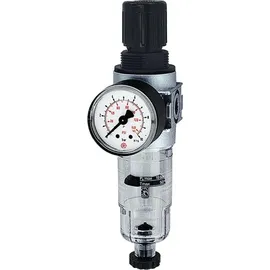 Riegler Filterregler »multifix-mini«, mit PC-Behälter, G 1/4, 0,5-10 bar