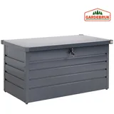 GARDEBRUK® Gartenbox Metall Gerätebox Gasdruckfedern Aufbewahrungsbox Anthrazit