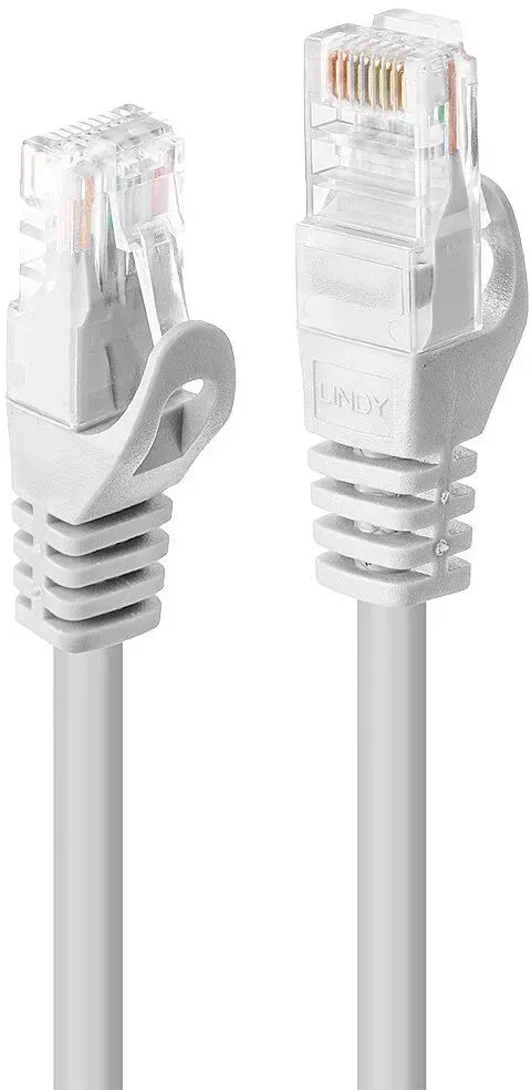 Lindy 48202 Netzwerkkabel Weiß 1 m Cat6 U/UTP (UTP)