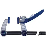 Eclipse Professional Tools ELC80-8 Schraubzwinge mit Schnelllöse-Hebel, 80 mm Backentiefe, 20 cm