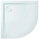 Hoesch Muna 100x100x3cm, weiß, Solique, Antirutsch