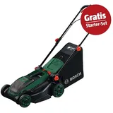 Bosch Power for All 18V Maschinenpaket  (Akku-Rasenmäher ROTAK18V2-43, 18V, 2,5 Ah Akku & Ladegerät)