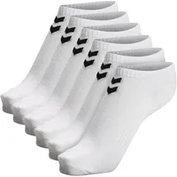 hummel hmlCHEVRON 6-PACK ANKLE Socks WHITE/WHITE, 12