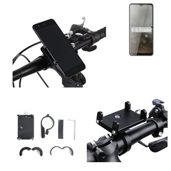 K-S-Trade für Cubot Note 20 Smartphone-Halterung, (Handyhalterung das Fahrrad Halter Lenkstange Fahrradhalterung) schwarz