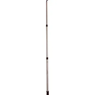 Peddy Shield Teleskop-Schiebestock Eloxiert 140 cm Silbergrau