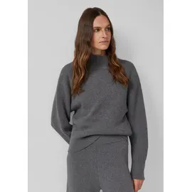 s.Oliver Strickpullover mit Stehkragen Grau 46