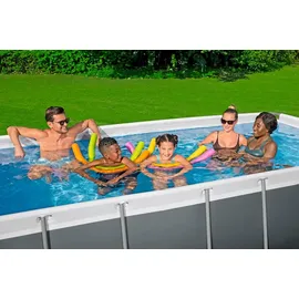 BESTWAY Power Steel Frame Pool  Set 404 x 201 x 100 cm inkl. Filterpumpe