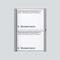 Siedle Siedle&Söhne Namensschild titan-met kpl 200029040-00