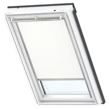 VELUX Verdunkelungsrollo Uni Weiß 1025, FK04 1025KWL (Farbe: - 1025KWL, Farbe Schiene: