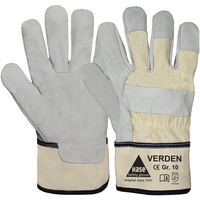 Hase Safety Handschuh Verden Spaltleder grau MW (Inh. 12 Paar)