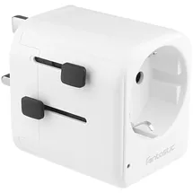 Fontastic Welt-Adapter Planet USB-Ports US/UK/AUS 100 Länder