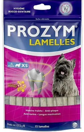 Ceva Prozym Frischer Atem Anti-Plaque Streifen Für Hunde XS Unter 5kg Stück 15