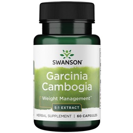 Swanson Garcinia Cambogia 5:1 Extract, 80mg 60