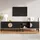 modfu TV-Lowboard 180x35x49 cm Schwarz PVC/Spanplatte/Holzwerkstoff