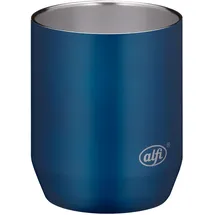 Alfi CITY CUP 280ml, saphire blue, robuster Edelstahl-Trinkbecher, hält Getränke länger warm und kalt, bruchfest, doppelwandiger Edelstahl, Tasse für Büro, Garten, spülmaschinenfest, BPA-frei