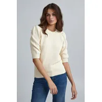 B.YOUNG BYMIKALA JUMPER -20811028 Strickpullover mit Puffärmel in Beige