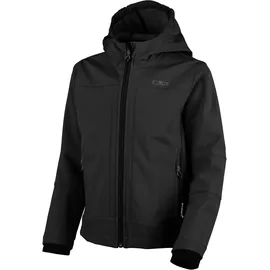 CMP KID SOFTSHELL JACKET FIX HOOD Schwarz 140