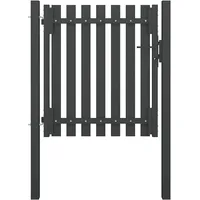 vidaXL Gartentor Stahl 1x1,25 m Anthrazit