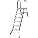 SUMMER FUN Poolleiter Silberfarben 150 cm