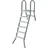 SUMMER FUN Poolleiter Silberfarben 150 cm